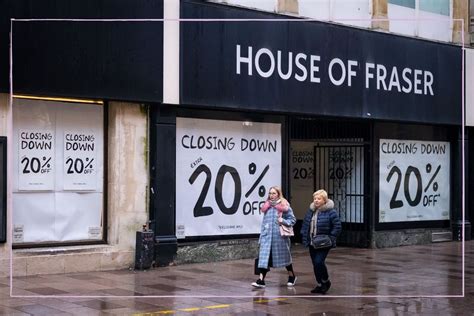 house of fraser's closing down.